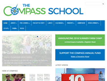 Tablet Screenshot of compassschool.org